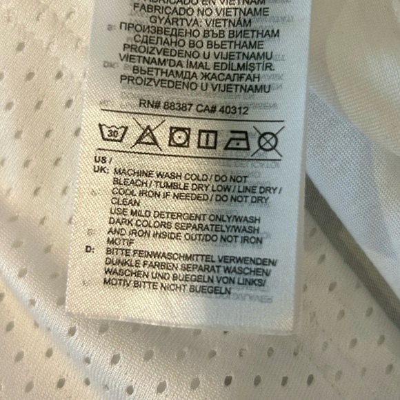 🎾⛳️”Adidas” NWOT White Sport Dress w/ Vented Short Sleeves and Hem Size S - Picture 10 of 13